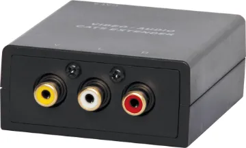 Audio & Video UTP Balun Allows the transmission of a signal from a camera for up to 600m (B+W) or 300m (colour) over standard cat 5 UTP cable. Two units are required to form a link. No power required. Supplied with a single BNC connector for video (RCA - BNC adaptor included) and RCAs for audio. Sold individually.