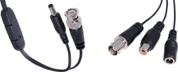 Camera Inline Microphone Cable Enables audio to be added to any camera installation. Plugs inline  via the video output and dc power lead. 
A simple, low cost solution for existing installations where audio is required. 700mm length.