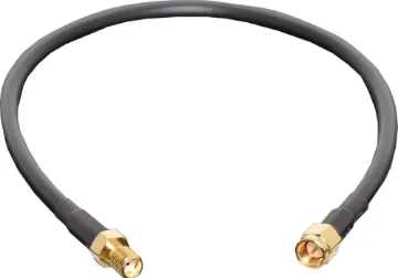 300mm SMA Male to SMA Female Cable All use high quality, low loss Mil-Spec ML RG58 coaxial cable.