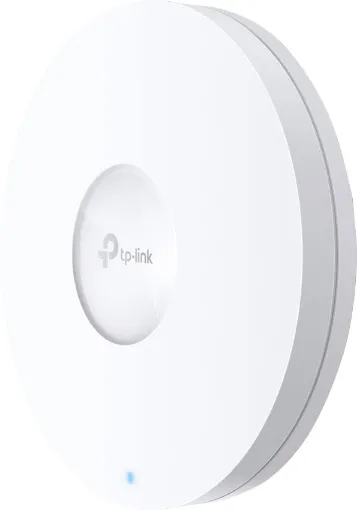 This high performance ceiling mount wireless access point for general corporate Wi-Fi features the latest 802.11ax technologies like 1024 QAM and Long OFDM Symbol, which allows the EAP to boost overall speeds up to 1775 Mbps (1201 Mbps on a 5 GHz band and 574 Mbps on a 2.4 GHz band)