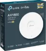 This high performance ceiling mount wireless access point for general corporate Wi-Fi features the latest 802.11ax technologies like 1024 QAM and Long OFDM Symbol, which allows the EAP to boost overall speeds up to 1775 Mbps (1201 Mbps on a 5 GHz band and 574 Mbps on a 2.4 GHz band)