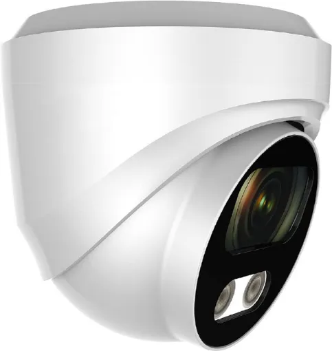 A new series of camera designed to provide full colour video day and night. The camera has a security light in-built which allows the high sensitivity sensor to reproduce colour night time imaging compared with traditional day/night cameras which only display B&W when IR is activated. Light can also flash upon detection to deter intruders.