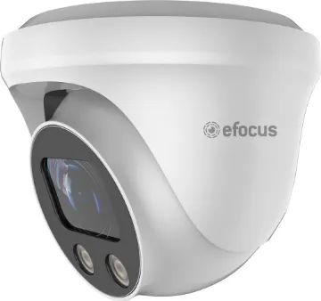 5.0 Megapixel Artificial Intelligence Dome IP Camera AI cameras offer a high tech surveillance solution for installations requiring cutting edge features such as face recognition, facial capture & comparison. It can also detect and alert when an virtual barrier is crossed or persons loiter/gather for extended periods. These functions are all available on the eFocus Hybrid & NVR range utilising the Bi