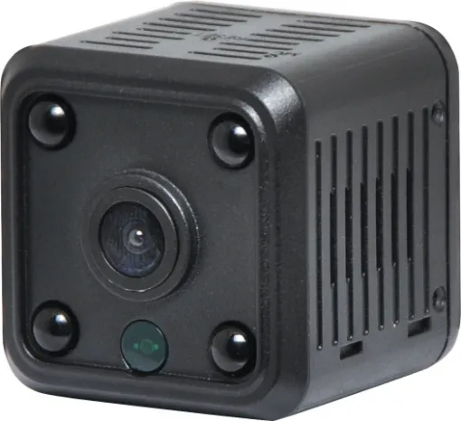 This cube Wi-Fi camera measures just 34 x 34 x 34mm and has in-built Wi-Fi and lithium battery for wireless 1080p HD video anywhere, anytime! Can be used for general surveillance around the home or business. Infra-red LEDs provide night time recording. Recordings can be accessed on iOS/Android phone using the Tuya SmartLife app. Includes stand. 