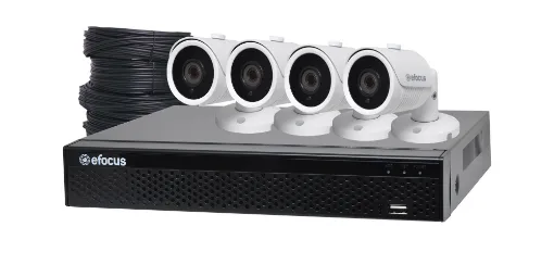 This 5MP AHD Real Time CCTV Hybrid DVR + 4 Camera Bullet Package is total home or small business solution. The package includes cameras, digital video recorder, connection leads & power supplies. It's easily installs in just a few hours. Ideal for home or office. 

Just add a hard drive and plug it in! This package now features 5MP AHD recording
