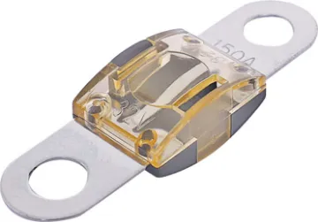 150A Grey MIDI Type Fuse Bolt on MIDI type fuses. High temperature plastic body. 32V DC max. 
41 x 12mm.