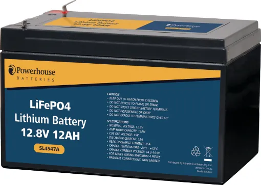 This 12Ah LiFEPO4 replacement battery is compatible in size with traditional 12Ah SLA batteries, but with all the benefits of cutting edge lithium technology. 