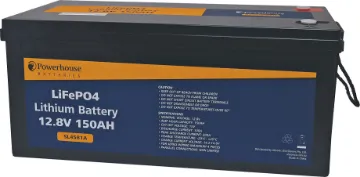 12V 150Ah Lithium LiFePO4 Battery M8 This 12V 150Ah LiFEPO4 replacement battery is compatible in size with traditional 150Ah SLA batteries, but with all the benefits of cutting edge lithium technology.