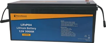12V 300Ah Lithium LiFePO4 Battery M8 This 12V 300Ah LiFePO4 replacement battery is compatible in size with traditional 300Ah SLA batteries, but with all the benefits of cutting edge lithium technology. LiFePO4 batteries offer longer service life than traditional lead acid batteries, plus weigh less than HALF as much as SLA batteries.