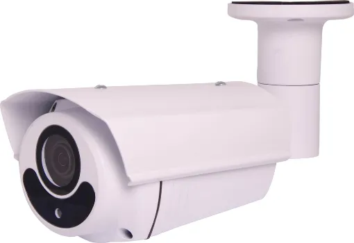 Surface mount bullet camera housed in vandal resistant aluminium housing with infra red illumination for night time viewing. High resolution CMOS sensor produces clear crisp video signal. Motorised zoom