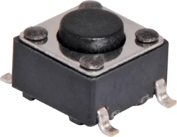 SPST Mom. SMD 4.3mm Tactile Switch Reel 1k 0.8mm Actuator SMD
