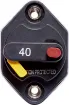 This 40A high current panel mount circuit breaker is ideal for use in 12V or 24V DC power systems. It's compact profile design takes up minimal space on your switch panel and can be easily reset using the lever switch.  It features a IP66 weatherproof casing with M6 terminal bolts.