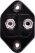 This 50A high current panel mount circuit breaker is ideal for use in 12V or 24V DC power systems. It's compact profile design takes up minimal space on your switch panel and can be easily reset using the lever switch.  It features a IP66 weatherproof casing with M6 terminal bolts.