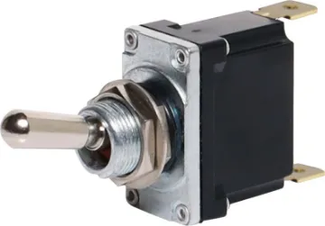 SPST 15A Heavy Duty IP67 Weatherproof Toggle Switch This 30A 12V DC / 15A 250V AC toggle switch offers IP67 water and dust protection for industrial applications.
