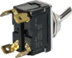 This 30A 12V DC / 15A 250V AC toggle switch offers IP67 water and dust protection for industrial applications. DPST