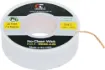 Apply wick to joint and heat with soldering iron and the capillary action of the braid draws the solder off. All approximately 7.6 metres long.