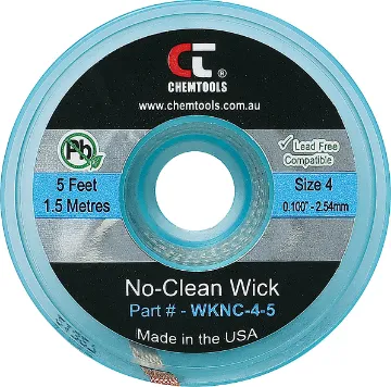 2.54mm Blue 1.5m Solder Wick Desoldering Braid Apply wick to joint and heat with soldering iron and the capillary action of the braid draws the solder off.  All approximately 1.5 metres long.  2.54mm Blue