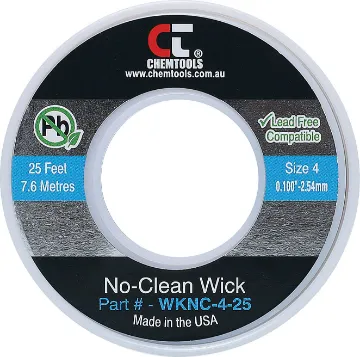 2.54mm Blue 7.6m Solder Wick Desoldering Braid Apply wick to joint and heat with soldering iron and the capillary action of the braid draws the solder off.  All approximately 7.6 metres long.  2.54mm Blue