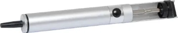 Aluminium Solder Sucker A handy addition to any toolbox or workbench, this high suction "solder sucker" quickly removes solder from PCBs.
