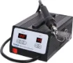 Provides a quick and easy way to rework boards fitted with surface mount devices, even in RoHS products. It works by blowing 600 watts of heated air onto the board your are working on, melting the solder on the SMD pads in the process.