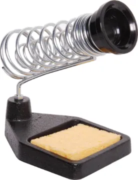 Soldering Iron Heavy Duty Stand Heavy duty cast iron base with sturdy spring stand.