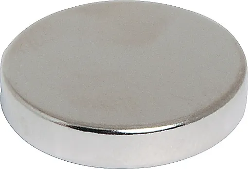 Rare earth magnets contain neodymium compound combined with ferrite (anisotropic) to give extremely powerful magnetic properties compared to standard ferrite magnets. They come encased in nickel jackets to protect the inner material.  25 x 5mm