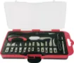 Includes aluminium handle with 13 blades to suit different cutting jobs. Includes plastic carry case.