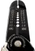 These hardened carbon steel wire strippers are designed to strip 10-22AWG (0.3-5mm2) stranded and 14-24AWG solid core cable. Spring loaded with locking clip.