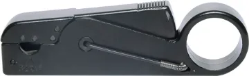 Heavy Duty Coaxial Wire Stripper Heavy duty die cast construction, built to last a lifetime! Includes 3 adjustable cutting blades to suit stripping RG-58, RG-59, or RG-6 quad shield, 3C, 4C and 5C.