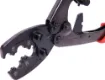 Steel crimp tool suitable for uninsulated lugs and Anderson plugs. Ideal for heavy duty wiring in automotive and solar power systems. Suits uninsulated lugs up to 35mm2 conductor area