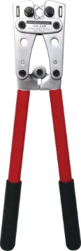 Crimping Tool Heavy Duty Anderson / Uninsulated Lugs Rugged cast steel crimper designed for uninsulated cable lugs and Anderson plugs. 6mm2 to 50mm2. Commonly used for making high current battery leads in solar installations. 387mm length.