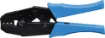 Heavy duty, all metal ratchet crimp tool designed specifically for terminating industry standard MC-4 style solar connectors.