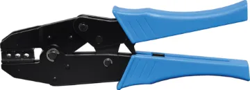 Crimptool to suit MC4 style solar connectors Heavy duty, all metal ratchet crimp tool designed specifically for terminating industry standard MC-4 style solar connectors.
