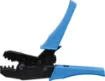 Heavy duty, all metal ratchet crimp tool designed specifically for terminating industry standard MC-4 style solar connectors.