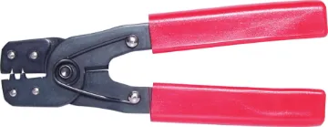 Crimptool Telephone Terminal 20-28 AWG Crimps header pins to take wire from 20 to 28 AWG (0.1-0.55mm2). Suitable for our P 5470 series headers. Also incorporates wire cutters and spring loaded handles.