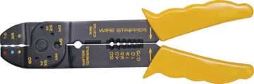 Crimptool Automotive Suits red, blue and yellow connectors.  Incorporates cutters and stripper.