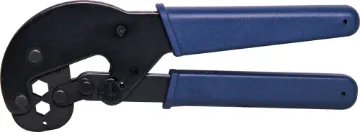 Crimptool Coaxial RG6 / RG213 This hexagonal coaxial crimper. Suitable for crimping RG6 P 0486 F-type as well as RG213 P 0451 N-type and other RF coaxial connectors. Adjustable crimp tension. Heavy duty all metal construction.