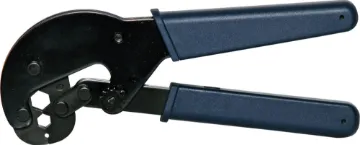 Crimp Tool Hexagonal Coaxial RG6/11/59/214 Suitable for crimping RG6 (see P 0481A F-type Coaxial) / RG11 / RG59 / RG214 size connectors. Adjustable crimp tension. Heavy duty all metal construction.