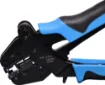 This Professional RJ45 Open-Pass Modular Plug Crimptool Crimps and cuts open-pass RJ45 and works on industry standard plug. Exposed wire ends are cut and trimmed off automatically for faster terminations.