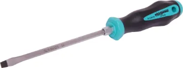 5.5 Flat Blade 125mm Screwdriver Type: Flat Blade.
Length: 125mm.
Features a chrome vanadium shaft, an ergonomic soft rubber handle and is ideal for equipment manufacturers, installers, technicians, etc.