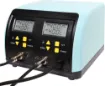 This combination 60W soldering iron and 90W vacuum desoldering station provides hobby enthusiasts and technicians with everything they need for soldering on the workbench in one compact unit.