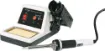 The perfect balance of value and power for the beginner or hobby user, this compact electric soldering station provides temperature adjustability and a comfortable non-slip handle. Ideal choice for schools, electronics learning labs and community classes. Fitted with 1.0mm fine round tip.