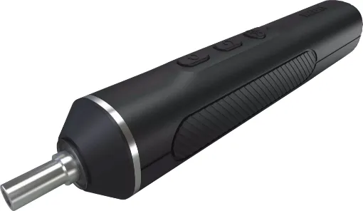 This USB rechargeable electronic screwdriver features a fully adjustable torque drive for fast and accurate driving of precision screws such as those found in modern high tech devices. Two way switch provides direction control. It is the perfect addition to the workbench for anyone who regularly repairs electronics. 