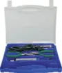 A handy all in one electric soldering iron starter kit for the student, beginner or for that occasional repair job. 