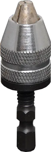 Keyless chuck to use PCB drill bits up to 3mm with your standard power drill.