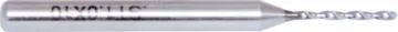 1.0mm x 38mm PCB Drill Bit 1.0mm Carbide PCB drill bit.  
Ideal for drilling PCB's and project enclosures.
Comes with the standard 1/8" shank to suit many drill presses and automatic drilling machines.
The carbide drill material is much harder and will stay sharper for longer