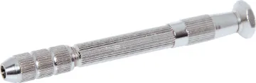 Stainless Steel Pin Vice Handy pin vice with two sets of double ended chucks. perfect for very fine work where an electric drill will be to forceful. Especially good for working with ABS case panels and prototyping board. 1,2,3 and 3.5mm chucks.