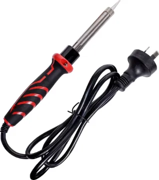 60W Economy Soldering Iron An ideal beginner or backup handheld electric soldering iron for the workshop. 60W output power. Fitted with a fine 1mm conical tip and ergonomic rubberised handle for a firm grip at all times.