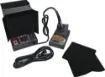 A high performance 60W soldering iron combined with a fume extractor, designed to keep your work area free from fumes and smoke. The all metal construction will ensure this professional station will last for years. A wide temperature range of 250&deg to 450&degC makes it suitable for a wide range of soldering tasks