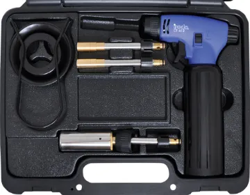 CT-610 Three Nozzle High Output Blow Torch Set This handy blow torch kit features three individual nozzles for different types of jobs. Ideal for trades requiring both precision brazing and high output wide spread flames. Iroda model: CT-610